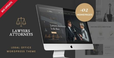 Lawyer Attorneys - Law Firm Office WordPress Theme - 13928210
