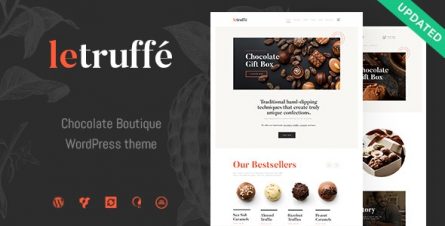 Le Truffe - Chocolate Sweets & Candy Store WordPress Theme - 21796382