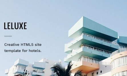 LeLuxe - Booking Hotel HTML Site Template - 22685998