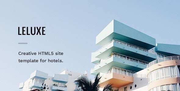 LeLuxe – Booking Hotel HTML Site Template – 22685998