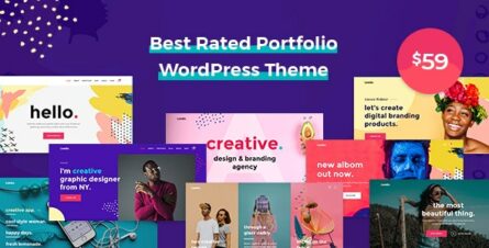 Leedo – Modern, Colorful & Creative Portfolio WordPress Theme - 22697428