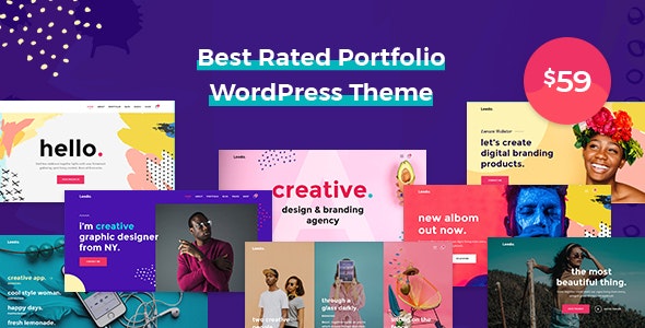 Leedo – Modern, Colorful & Creative Portfolio WordPress Theme – 22697428