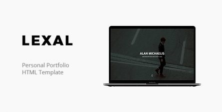 Lexal- Personal Portfolio Template - 23578930