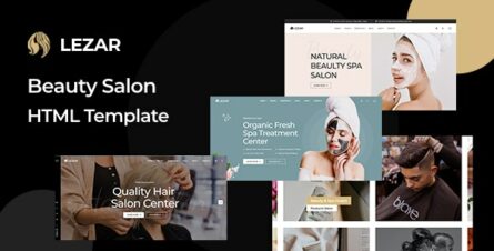 Lezar - Beauty Salon & Spa HTML Template - 36342593