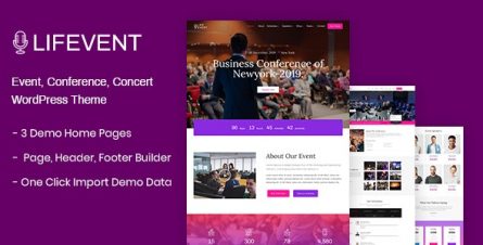 Lifevent - Event WordPress Theme - 24924027