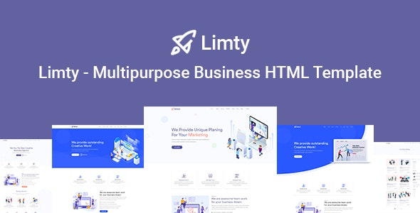 Limty – Business Landing Page HTML Template with RTL – 27270661