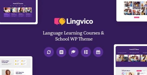 Lingvico | Language Center & Training Courses WordPress Theme – 23260985