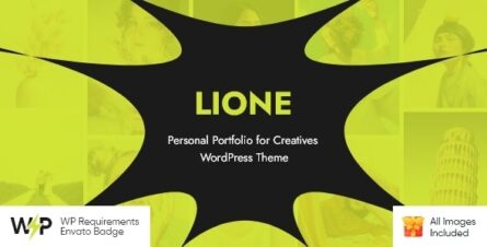 Lione - Personal Portfolio for Creatives WordPress Theme - 34655056