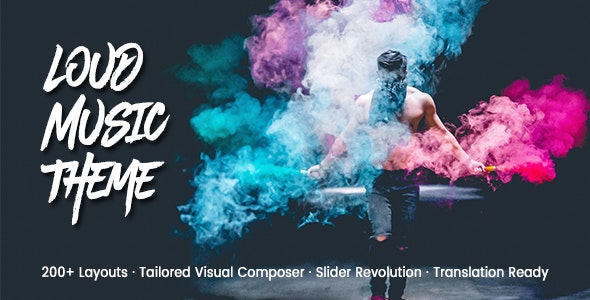 Loud – A Modern WordPress Theme for the Music Industry – 20881607