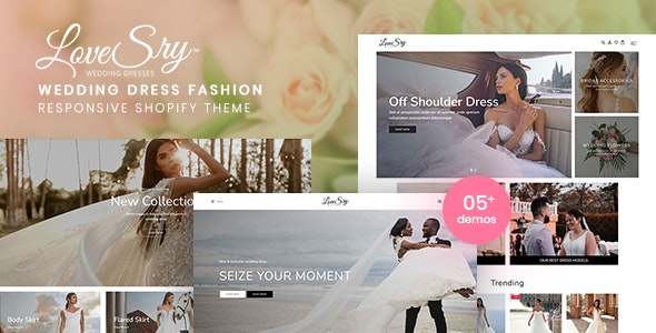 LoveSry – Wedding Dress Fashion Responsive Shopify Theme – 34137441