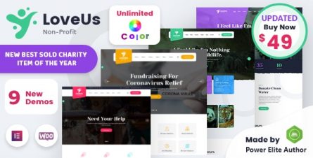 Loveus - NonProfit Charity WordPress Theme - 24656675