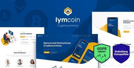 Lymcoin - Cryptocurrency & ICO WordPress Theme - 21990843