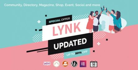 Lynk - Social Networking and Community WordPress Theme - 20287264