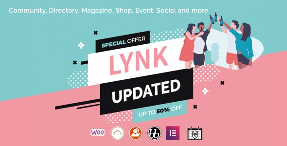 Lynk – Social Networking and Community WordPress Theme – 20287264