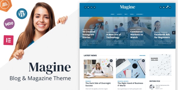Magine – Business Blog WordPress Theme – 25226682