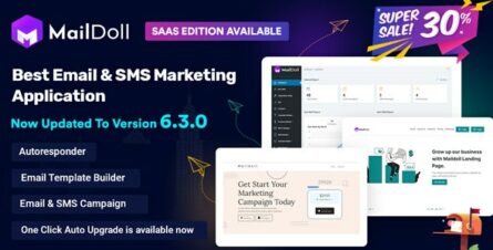 Maildoll - Email Marketing & SMS Marketing SaaS Application - 30467920