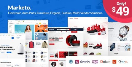 Marketo - eCommerce & Multivendor Marketplace Woocommerce WordPress Theme - 22310459
