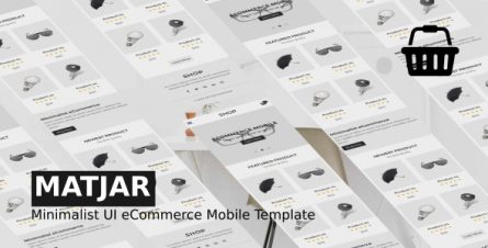 Matjar - Minimalist UI eCommerce Mobile Template - 21813804