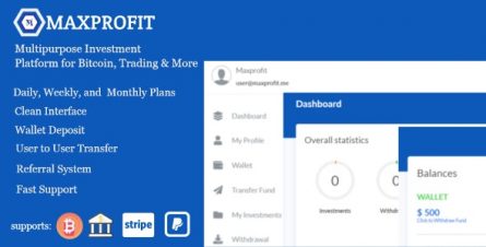 Max Profit - Online Multipurpose Investment Platform - 26164846