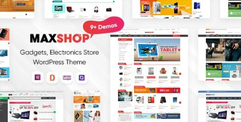MaxShop – Electronics Store Elementor WooCommerce WordPress Theme (9+ Homepages, 2+ Mobile Layouts) – 11452732