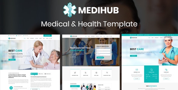 MediHub – Medical & Health Template – 23791928