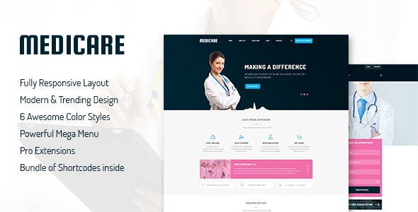 Medicare - Responsive Joomla Template For Medical Service Website - 15651195