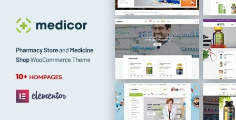 Medicor – Medical Clinic & Pharmacy WooCommerce WordPress Theme – 23809616