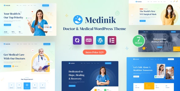 Medinik - Doctor & Medical WordPress Theme - 39121691