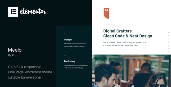 Meelo – Corporate One Page WordPress Theme – 22874653