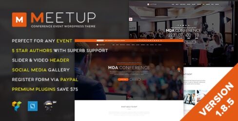 Meetup – Conference Event WordPress Theme – 13633735