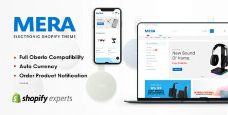 Mera - Electronics Responsive Shopify Theme - 24350595