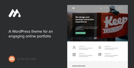 Meth - A Minimal One Page Portfolio Theme - 6790626