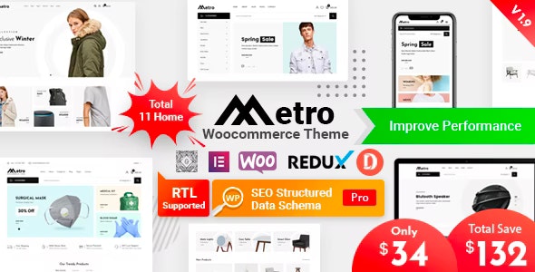 Metro – Minimal WooCommerce WordPress Theme - 24204259