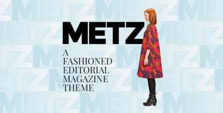 Metz - A Fashioned Editorial Magazine Theme - 11269863