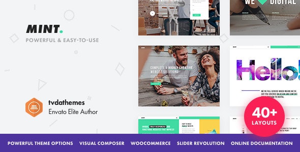 Mint – Creative Multi-Purpose WordPress Theme – 18601690