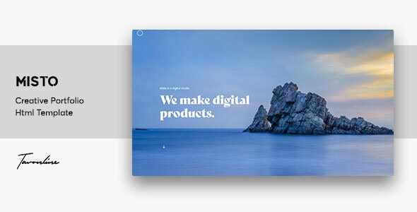 Misto - One Page Portfolio Template - 26511614