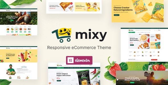 Mixy – Organic Food Store WordPress Theme – 35911712