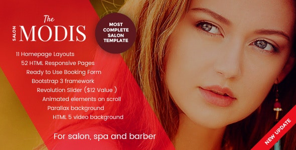 Modis – Salon, Spa & Barber Website Template – 15393570