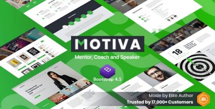 Motiva - Mentor, Coach and Speaker Website Template - 29997890