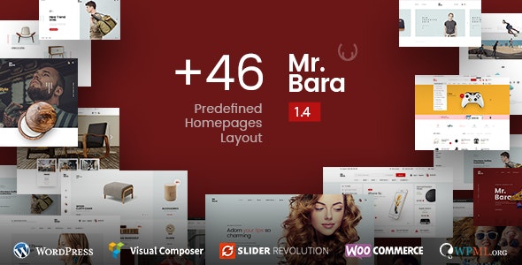 Mr.Bara - Responsive Multi-Purpose eCommerce WordPress Theme - 17336192