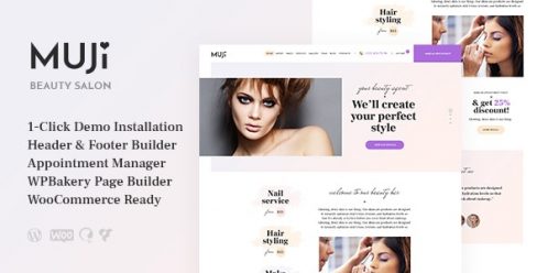 Muji | Beauty Shop & Spa Salon WordPress Theme – 23069615