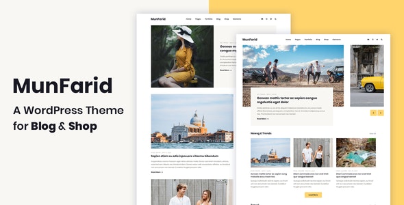 Munfarid – A WordPress Theme For Blog & Shop – 23149018