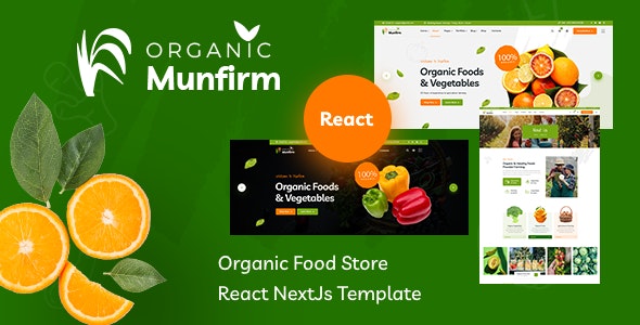 Munfirm – Organic Food Store React NextJs Template – 39664933