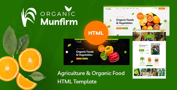 Munfirm - Organic & Healthy Food HTML Template - 38137750