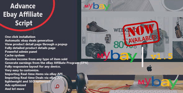 Mybay – Fully Automated Advanced eBay Affiliate Script – 22291246