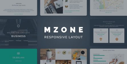 Mzone Responsive Newsletter Email Template For Business - 26104041