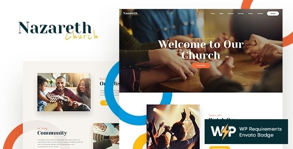 Nazareth | Church & Religion WordPress Theme – 23227501