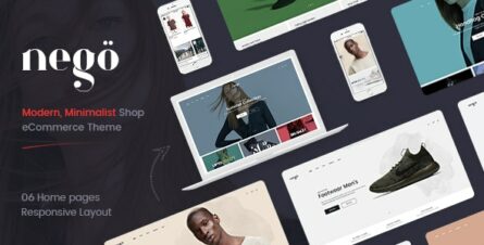 Nego - Minimalist Responsive Magento Theme - 20833793