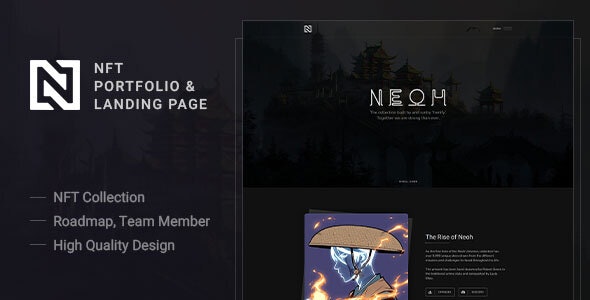 Neoh – NFT Portfolio and Landing Page – 37869724