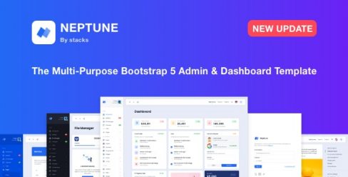 Neptune – Multi-Purpose Bootstrap 5 Admin Dashboard Template – 33492192